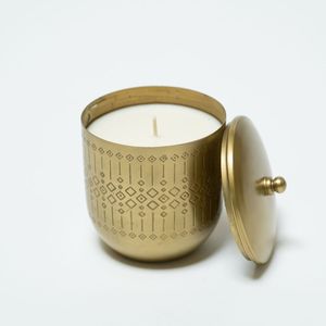 Vases à bougies en laiton vintage faits à la main, récipients pour la fabrication de bougies, pour l'aromathérapie et l'accentuation de l'intérieur de la maison - Product Image 2