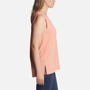 Servicio OEM, Venta al Por Mayor, Logotipo Personalizado, Camisetas sin Mangas de Alta Calidad para Mujer, Poliéster/Algodón, Blanco Liso, Tejido Antiencogimiento - Product Image 4