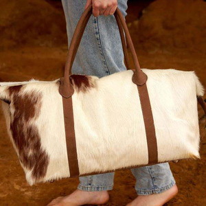 Sacs de voyage en cuir de vachette de qualité export, légers, sacs de sport, capacité 30-40L, personnalisables, fournisseur OEM en gros - Product Image 5