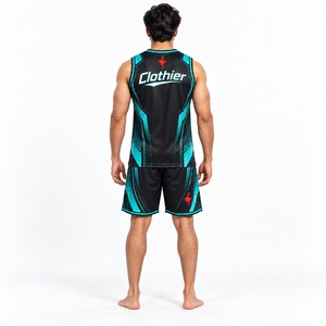 Ensemble de vêtements de sport respirants pour l'entraînement et les matchs de basketball, maillot et short personnalisés pour équipe, vêtements de sport athlétiques - Product Image 2