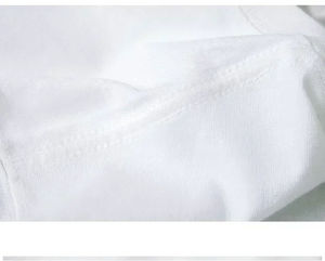 T-shirts courts personnalisés en polyester/coton avec motifs Need Peace pour hommes, style Y2K, manches courtes, coupe classique, respirants, pour l'été - Product Image 6