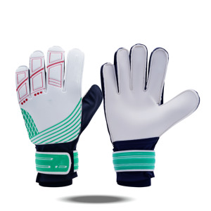 Football Goalkeeper Gloves Wrist Length <b>Full</b> Finger Non-<b>Slip</b> Breathable Adjustable Wrist Strap Unisex Sports PU Material Finger - Product Image 2