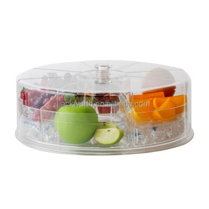 Pique-nique vaisselle en acrylique plateau de service alimentaire - Product Image 6