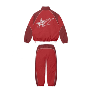 <b>Black</b> 90s Shell Suit - Retro 80s Tracksuit for Men and Women - Vintage Disco Outfit Set - Hip Hop <b>Windbreaker</b> Costume 2025-2026 - Product Image 2