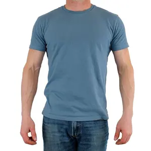 트루 클래식 남성용 티셔츠 반소매, 애슬레틱 컷, 크루넥 베이직 티셔츠