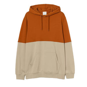 เสื้อฮู้ดซิปแบบยูนิเซ็กซ์  ลายบล็อกสี  ทรงปกติ  ผ้าถัก  ผ้าฝ้าย 100%  ใส่สบายสำหรับฤดูหนาว  มีกระเป๋า  ผ้าไม่เป็นขุย - Product Image 1