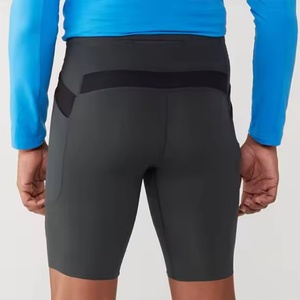 Custom Premium Skin-friendly Colorfast <b>Compression</b> Running <b>Shorts</b> Stretchy Half Tights Slim Fit <b>Shorts</b> <b>Men</b> - Product Image 4