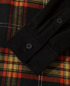 Chemise en flanelle à carreaux rouge et noir, manches longues, coton et polyester, OEM, vêtements unisexes pour adultes, Hardihood International HI-MFS-01 - Product Image 4
