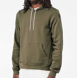 Sweat-shirt à capuche gris foncé pour homme, coupe classique, couleur unie, style décontracté, automne, coton, molleton français, pull avec poche - Product Image 4