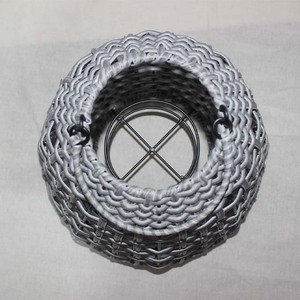 เชิงเทียนโลหะหวายทำจากพลาสติกทอสำหรับวางบนโต๊ะ - Product Image 6