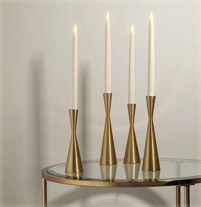 <b>Black</b> Iron <b>Candlestick</b> Holders Set of 3 Geometric Durable Taper Candle Holder Stand for Home Decor - Product Image 6