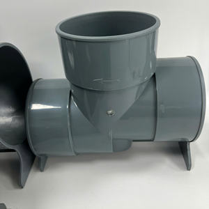 Connecteur en T de tuyau en PVC de haute qualité avec capuchon d'extrémité et couvercle de crépine pour système de drainage OEM/ODM usine en gros Vietnam - Product Image 1