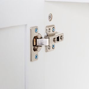 Armadietto da Bagno a Parete con Ripiani Regolabili, 5 Ganci e Portasciugamani, per Stoccaggio Sopra il WC, Adatto anche per Cucina, Bianco - Product Image 5