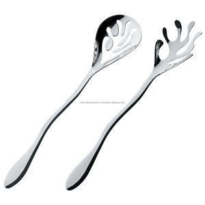 Attractive Handle Stainless Steel Salad Server Offering <b>Secure</b> Comfortable Usage Ideal For Everyday Kitchen Activities - Product Image 3
