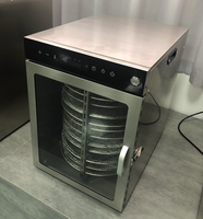 Restaurant Hotel RVS SUS304 Elektrische Verwarming 360° Draaibare Temperatuurregeling Energiebesparende Commerciële Fruitdroger