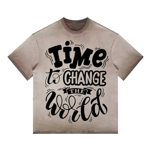 Trending Sun Fade Screen Printing Custom T Shirt Premium Printing & Sun Fade For Casual Or Streetstyle Wholesale T Shirt For Men - Product Image 5
