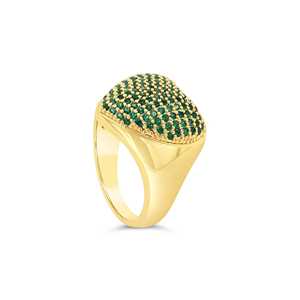 Nuevo Anillo de Joyería Fina de Oro Sólido de 18k con Diseño Personalizado, Corte Brillante Redondo Natural de 3.0 Quilates, Granate Tsavorite Verde en Forma de Corazón para Ella - Product Image 2