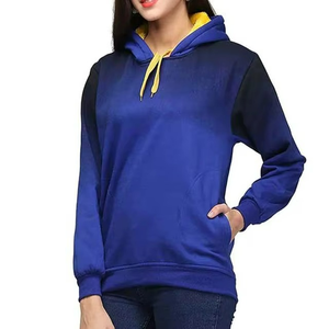 Latest Fashion <b>Top</b> Quality Custom Design Solid Color Pullover Plain Cotton Heavy Weight 400G <b>Women</b> Oversized Hoodies Sweatshirts - Product Image 4