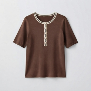 Camisetas de Mujer de Alta Calidad con Diseño Personalizado, Impresión a Medida, 100% Algodón, Antiarrugas, Teñidas, Precio al por Mayor - Product Image 2