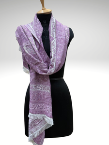 Conjunto de Abaya con Estampado Paisley de Diseñador Safaa – Cobertura Completa del Cuerpo con Pañuelo a Juego - Product Image 4