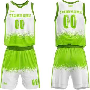 Uniformes de Baloncesto Sublimados Personalizados para Hombres y Jóvenes con Tela de Poliéster Transpirable para Entrenamiento de Equipos y Torneos - Product Image 3
