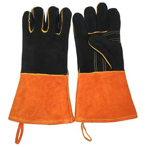 Gants de sécurité RAMF en cuir de chèvre et de vachette, résistants à la chaleur, pour soudage TIG, protection des mains, vente en gros - Product Image 2