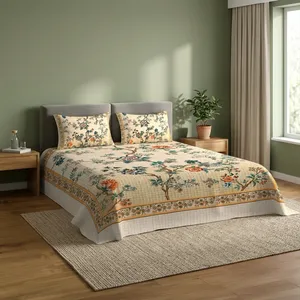 Juego de Sábanas de Microfibra con Diseño de Árbol Amarillo Moderno, 125 GSM, Ecológico, Duradero, para Todas las Estaciones, Lujo para el Dormitorio y el Hogar - Product Image 4