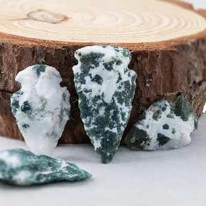 Pointes de flèche en pierre naturelle, agate d'arbre, pointes de flèche en cristal, pointes de flèche en jaspe fantaisie pour la guérison, grossistes en pierres précieuses et cristaux - Product Image 4
