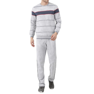 Conjunto Deportivo de Invierno para Hombre, Color Sólido en Contraste, Diseño de Logotipo Personalizado, Precio de Fábrica al por Mayor - Product Image 1