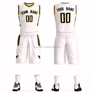 Combinaison d'entraînement de basket-ball personnalisée avec maillots respirants uniforme de sport de grande taille impression par transfert de chaleur expédiée en 5 jours - Product Image 5