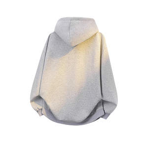 Sweat-shirts à capuche surdimensionnés pour hommes avec logo personnalisé, brodés, vintage, lavés, streetwear, 100% coton, nouveaux - Product Image 6