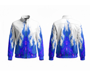Veste zippée sublimée personnalisée pour équipe, vêtements de course et de fitness, chaude, respirante, séchage rapide |   Tailles Hommes Femmes Jeunes - Product Image 6