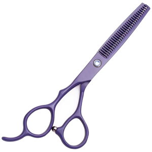 Tijeras de Entresacar Cabello para Zurdos, Ligeras, de 6 Pulgadas, de Acero Inoxidable, Duraderas, para Peluquería Profesional - Product Image 2