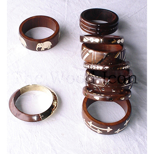Handmade Wooden Fashion <b>Bangle</b> <b>Bracelet</b> for Women Eco-Friendly Natural Wood <b>Bangle</b> Fashion Jewelry by AYAANS CREATIONS - Product Image 6