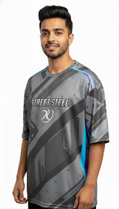 Camiseta de Hombre Casual, Corte Regular, Sublimada, Poliéster/Algodón, Moda Urbana, Anti-UV, Secado Rápido - Product Image 5