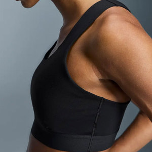 New Fashion Solid Front Women's Sports Bra Customized Athletic Wear Spandex/Nylon Medium Support Yoga High Quality New Arrival - Product Image 4