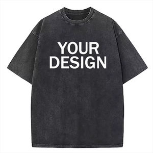 Camiseta de Algodón Oversize para Hombre, Diseño Personalizado, Manga Corta, Cuello Redondo, Estilo Casual con Estampado de Letras en la Parte Delantera, Tejido de Punto - Product Image 6