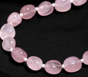 Cuentas de Cuarzo Rosa Natural Pulidas y Rodadas, Color Rosa Claro, para Joyería, Venta al Por Mayor, Piedras Preciosas Certificadas por IGI, B2B - Product Image 3
