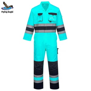 Overoles de Seguridad de Algodón Resistentes, Antiestáticos, Transpirables, Impermeables y Reflectantes, Uniformes de Trabajo Industrial - Product Image 5