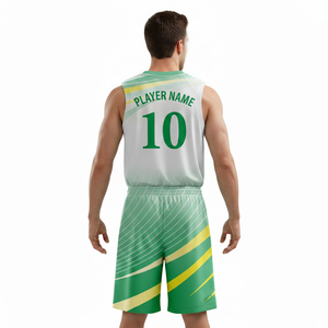 Créez votre propre uniforme de basket-ball avec logo personnalisé, uniforme de basket-ball à prix avantageux, uniforme de basket-ball en vente flash - Product Image 2