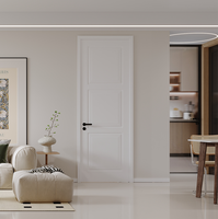 SUPERUS Pintu Interior PVC Bebas Cat Motif Kayu Minimalis Modern 3 Panel Kamar Tidur Hotel Grosir Langsung dari Pabrik