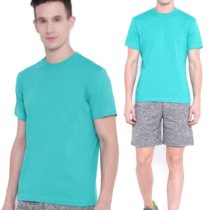 เสื้อยืดผู้ชาย OEM รุ่นใหม่ทันสมัย ผ้าฝ้าย 100% เนื้อหนา พิมพ์ลายตามสั่ง ดีไซน์เรียบง่าย สีพื้น ทรงพอดีตัว เหมาะสำหรับวิ่ง - Product Image 6