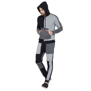 Chándal Unisex Perfectionists Azul Marino y Rosa, de Poliéster/Algodón, para Verano, con Capucha, Manga Larga, Corte Ajustado, Ligero, Estilo Urbano - Product Image 2