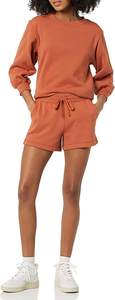 Wholesale High Quality <b>Women</b> Running Sports Wear <b>Boardshorts</b> Customized Fitness Gym Training Workout Cotton Fleece Shorts - Product Image 2