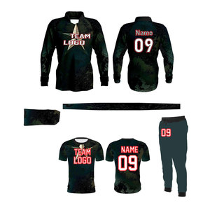Ensemble de vêtements d'équipe de paintball personnalisés de qualité supérieure comprenant un maillot à manches longues, un maillot à manches courtes, un pantalon de jogging et une bandeau. - Product Image 5