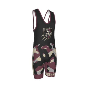 Wholesale Custom Unisex Short Sleeve Breathable Polyester Wrestling Singlets for Adults with Sublimation Printing - Product Image 5