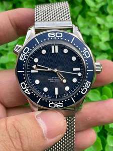 Reloj Deportivo Mecánico de Alta Calidad al por Mayor, Sumergible 300m, Cristal de Zafiro, Cronógrafo, Fecha Automática, Movimiento 8806, Caja de Titanio, Correa Tang - Product Image 4