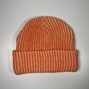 OEM Fashion Acrylic Blank <b>Winter</b> Warm Knit <b>Cap</b> Blank Custom logo Chunky Ribbed Beanie Hat new 2026 - Product Image 4