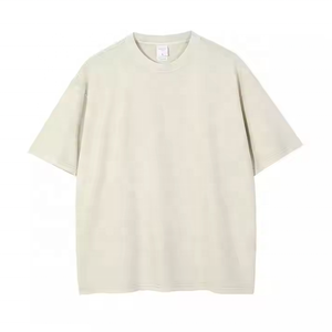Camiseta de Hombre al por Mayor, Lavado Ácido, Transpirable, de Secado Rápido, Estilo Vintage, Streetwear, Hip Hop, 100% Algodón, Logotipo Personalizable - Product Image 2