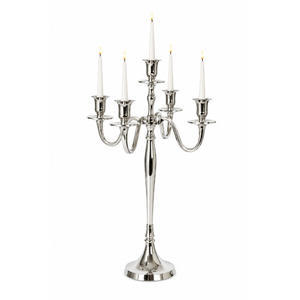 5 Arms <b>Brass</b> Candelabra Gold Metal <b>Candlestick</b> <b>Holder</b> Bulk Wholesale for Luxury Wedding Table Centerpiece and Romantic Events - Product Image 2